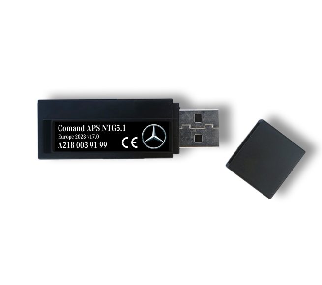 Mercedes-Benz Comand NTG 5.1 Star1 v17 USB-Stick + PIN CODE Europa | Teilenummer: A2180039199