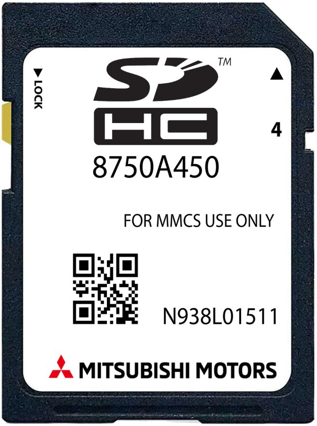 Mitsubishi MMCS E11 / E12 / W13 SD-Karte Europa | Teilenummer: 8750A450