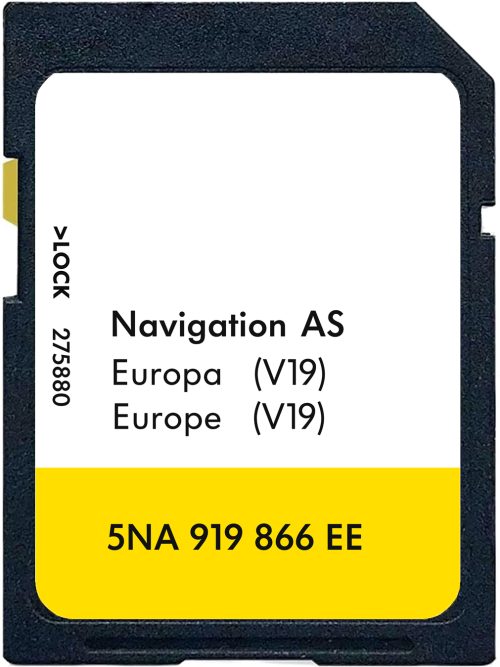 VOLKSWAGEN DISCOVER MEDIA MIB2 AS V19 SD-Karte Europa 32GB | Teilenummer: 5NA919866EE